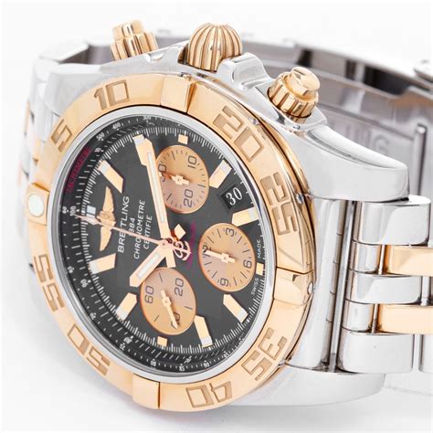 breitling 44mm chronomat cb0110 rose gold &|Breitling 44 Chronomat cb0110.